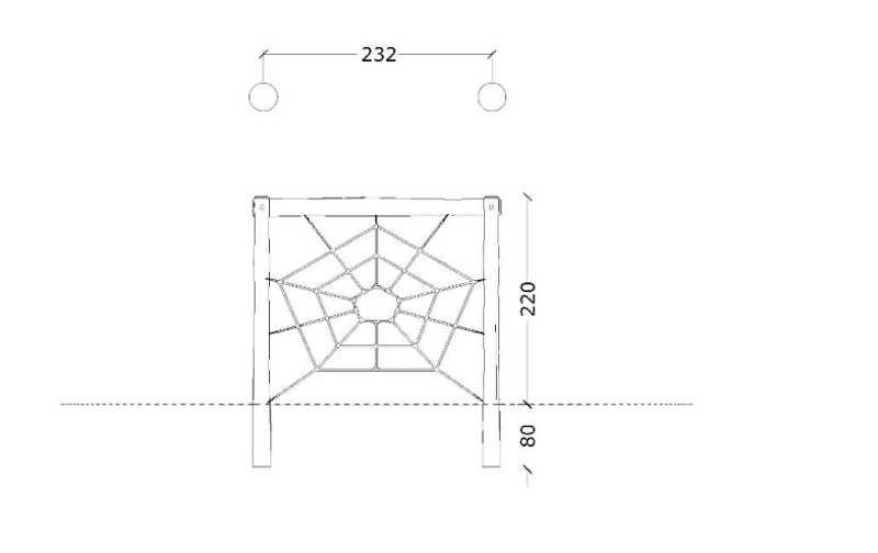 Klätterträd spindelnät - bild 4