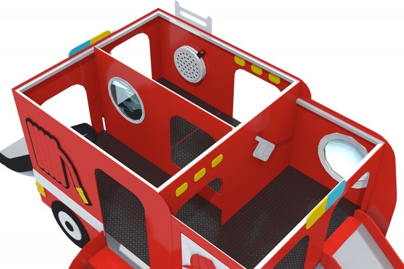 Brandbil med rutsch - bild 2