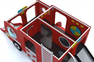 Brandbil med rutsch - bild 3