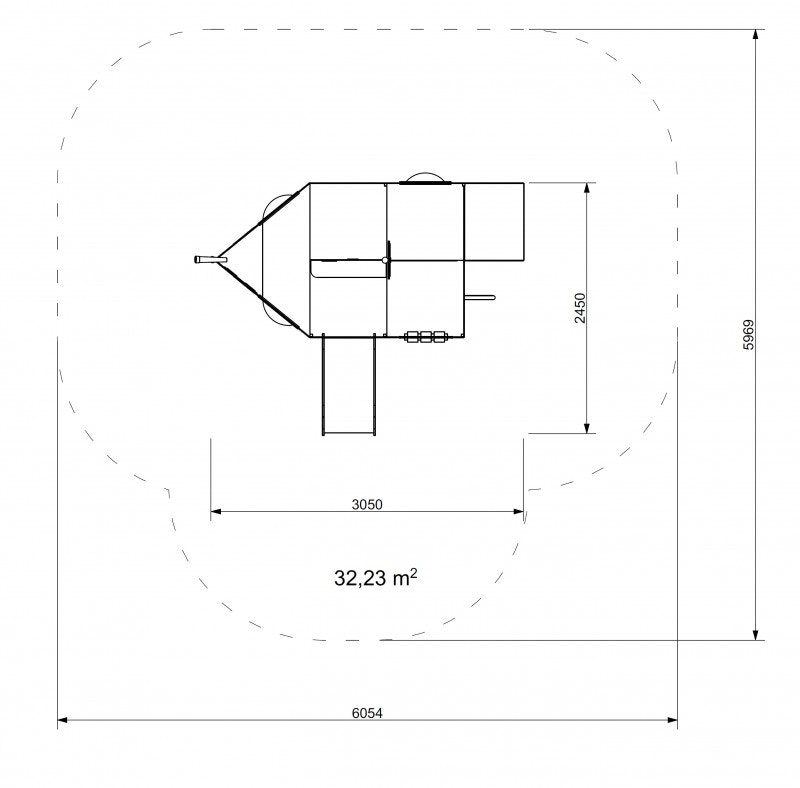 Blå Falk Medium - bild 5
