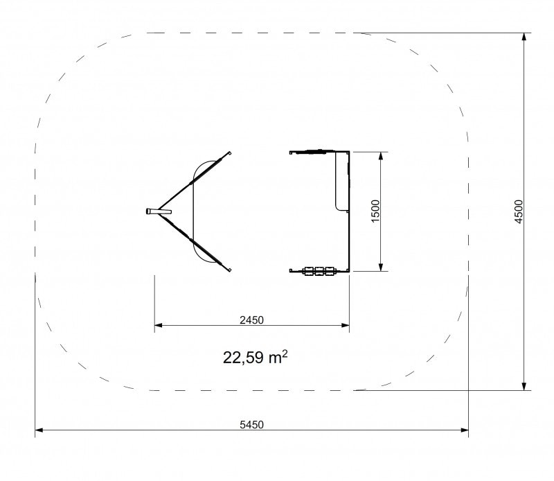 Blå Falk Small - bild 5