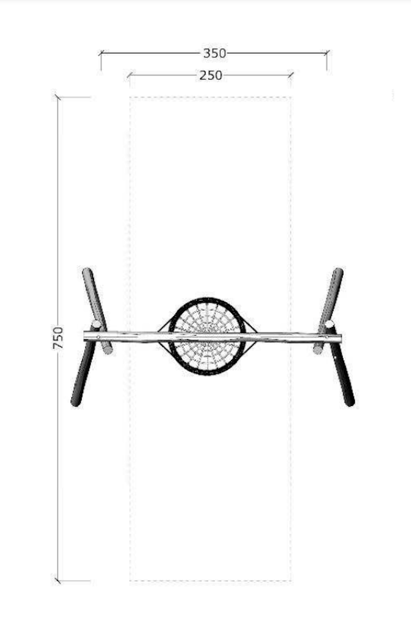 Akacia med Ø120 fågelbogunga - bild 3