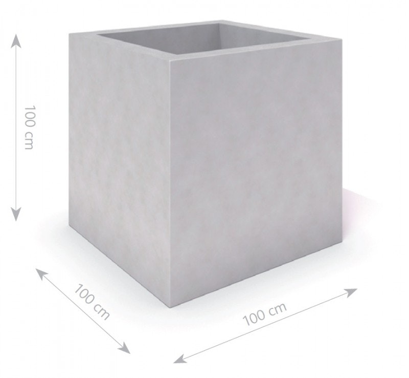 Blomkruka DECO 1,00x1,00x1,00 m  - bild 2