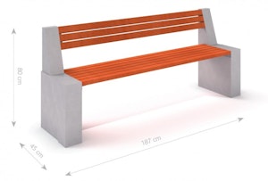 DECO concrete bench 9