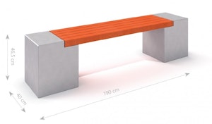 DECO concrete bench 11