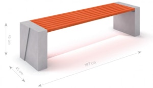 DECO concrete bench 10