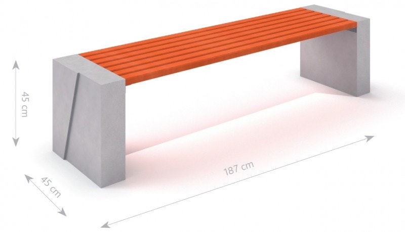 DECO Betongbänk 10 - bild 2