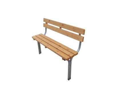 Rotad 9710 Bänk med rygg