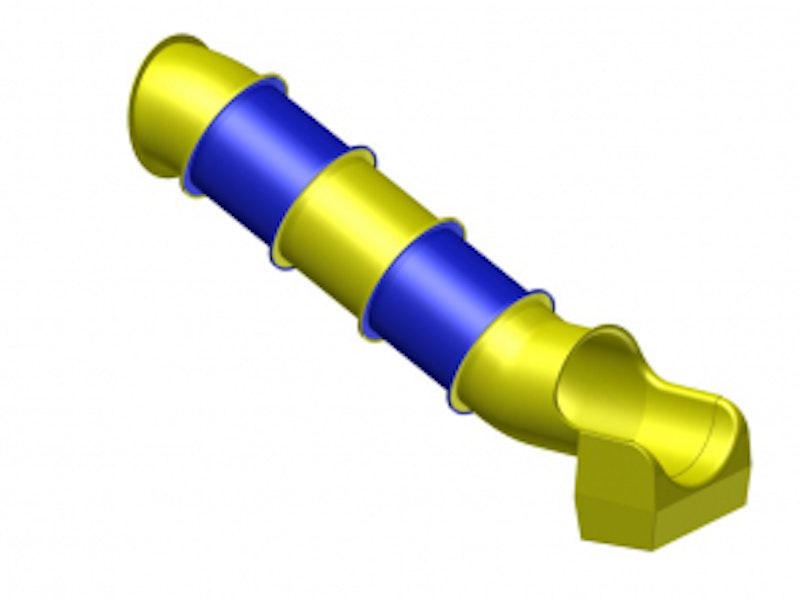 Rak tunnelrutschkana - bild 9