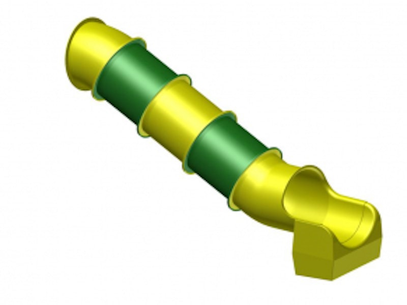 Rak tunnelrutschkana - bild 10