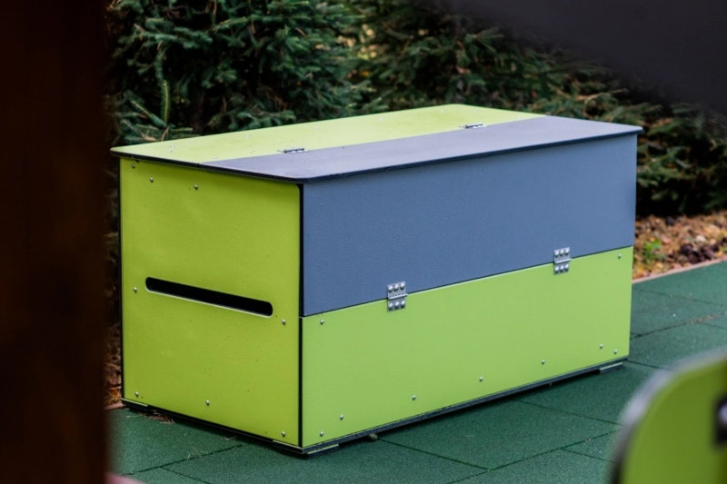 Förvaringslåda med vikbara lock - bild 1