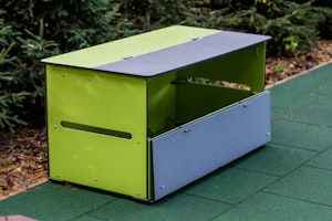 Förvaringslåda med vikbara lock - bild 3