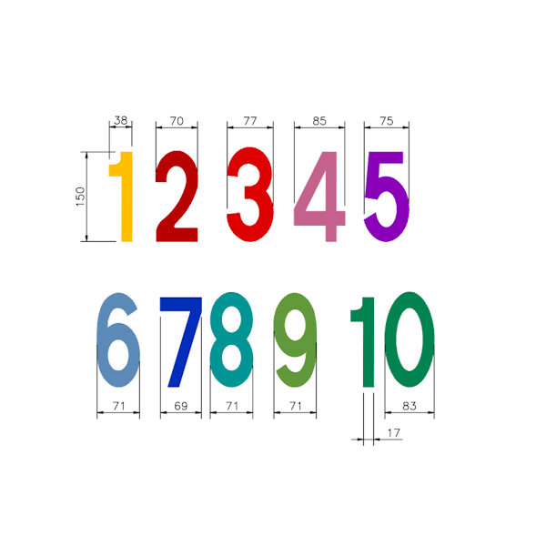 Siffror 1-10