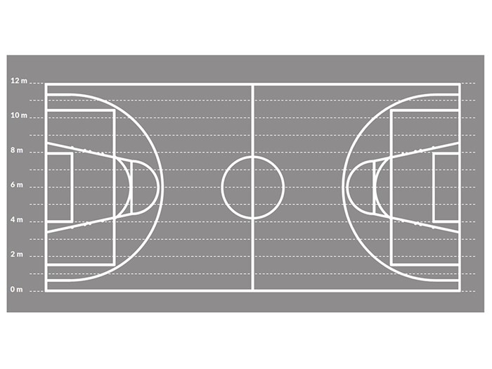 Multisportplan 24x12 meter