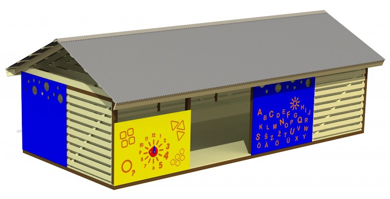 Uteklassrum 4x9 meter
