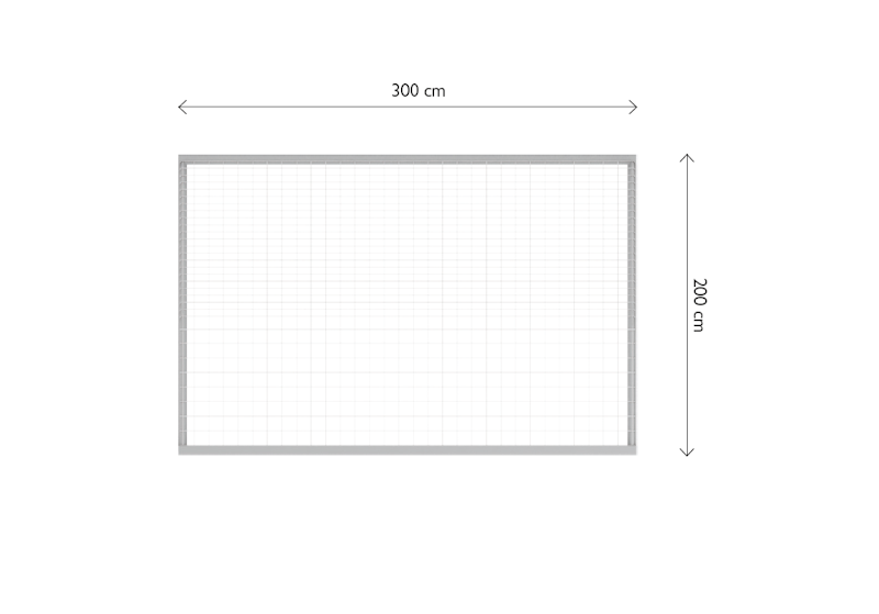 Skolgårdsmål 3x2m - bild 3
