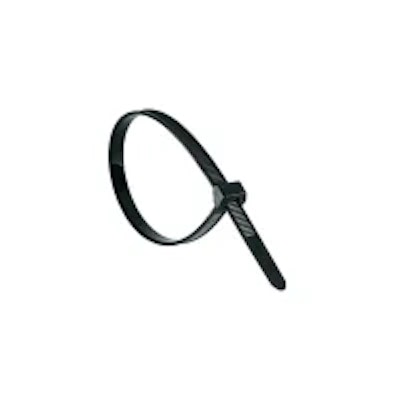 Buntband, 3.5 x 200 mm, 100 st., SVART till Octagon och hålmatta