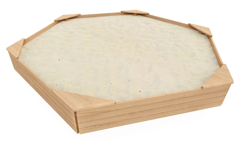 Robinia sandlåda Hexagon