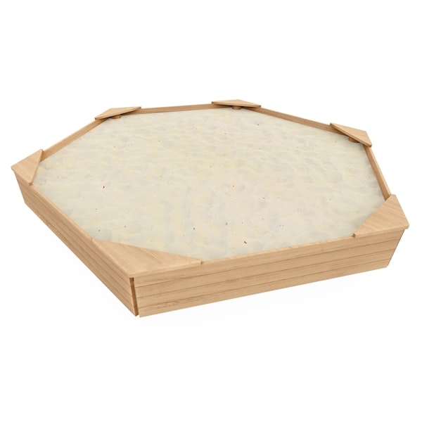 Robinia sandlåda Hexagon