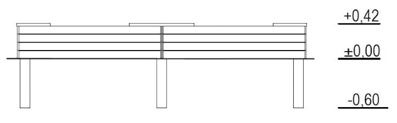 Robinia sandlåda Hexagon - bild 3