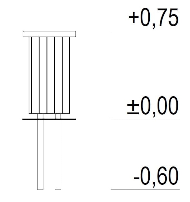 Robinia Papperskorg - bild 3