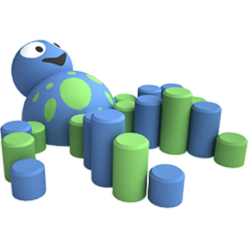 Minibläckfisk i gummi 