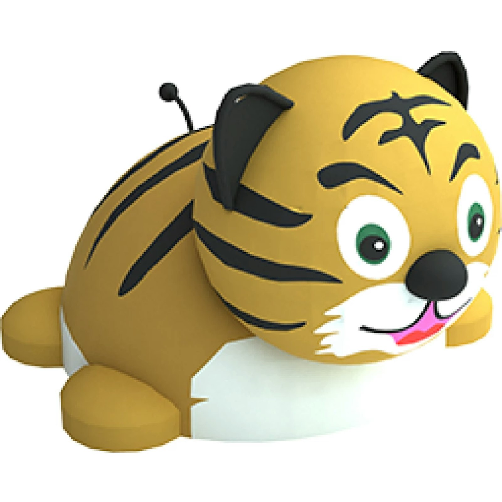 Minitiger i gummi