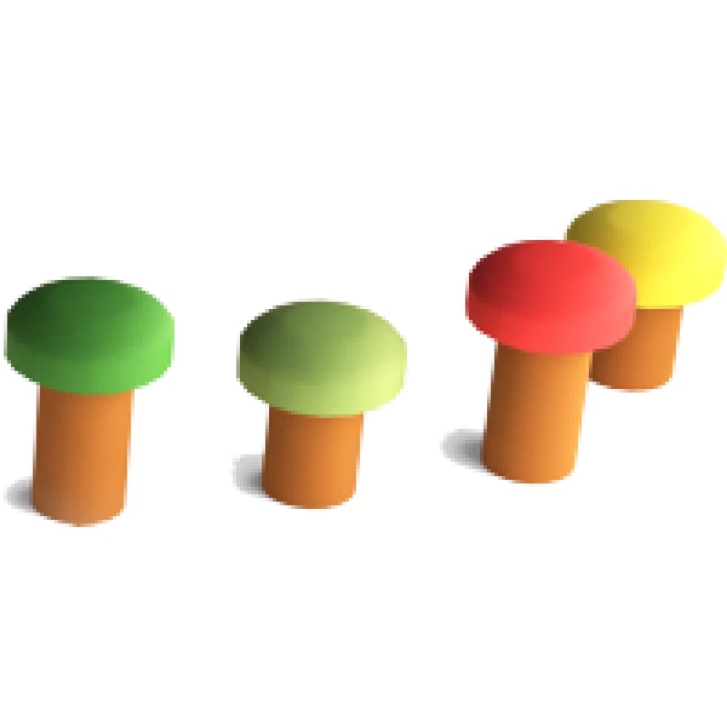 Svampar i gummi  - bild 2