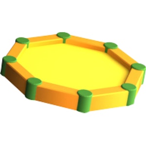 Sandlåda i gummi (Safefloor) - bild 2