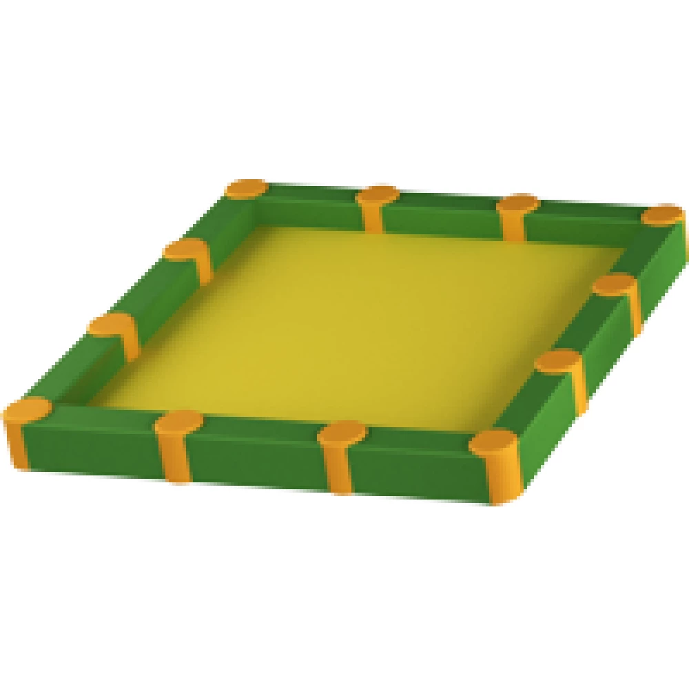 Sandlåda i gummi (Safefloor)