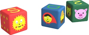 Lärokub i gummi - bild 1