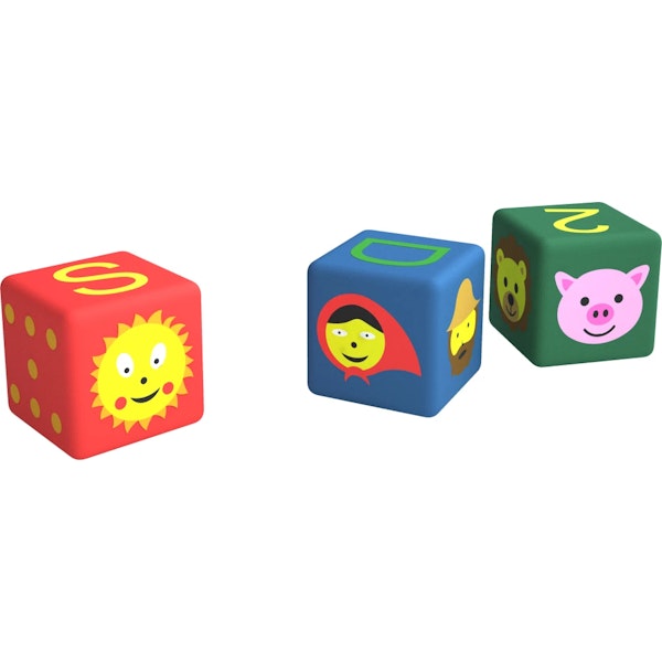Lärokub i gummi