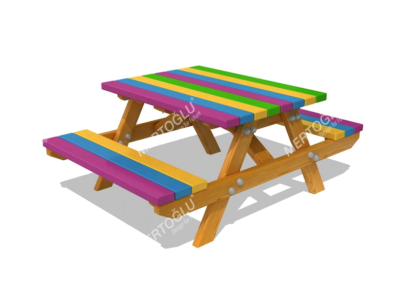 Picknickbord Kulör