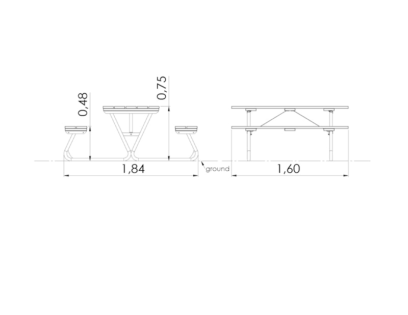 Picknickbord small - bild 6