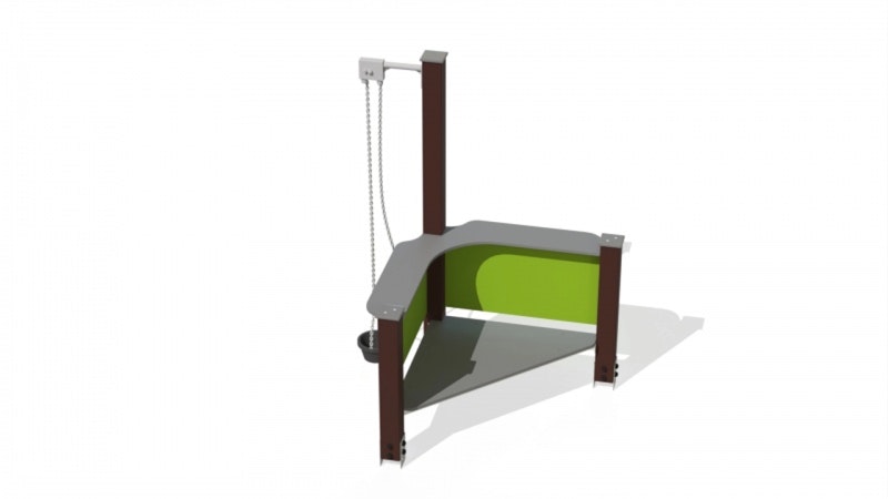 Sandkran med plattform - bild 2