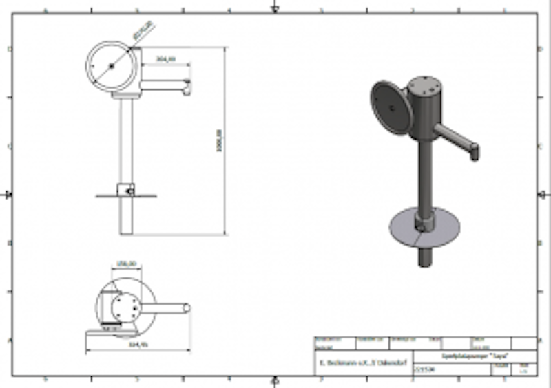 Vattenpump i rostfritt stål Nr.2 - bild 1