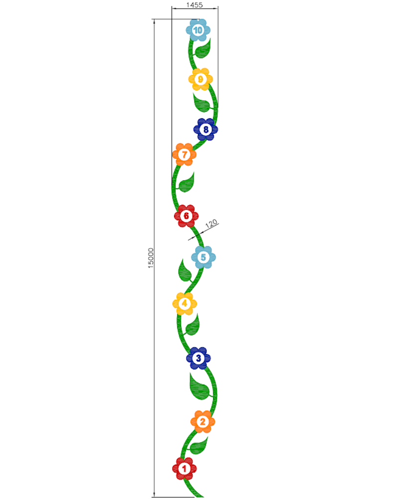 Hopphage Blomstergirlang - bild 2