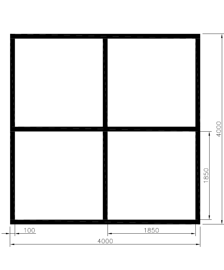 King 4x4 meter standard