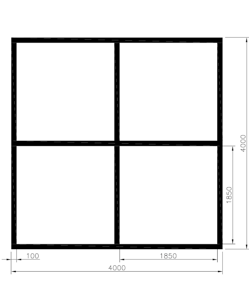 King 4x4 meter standard