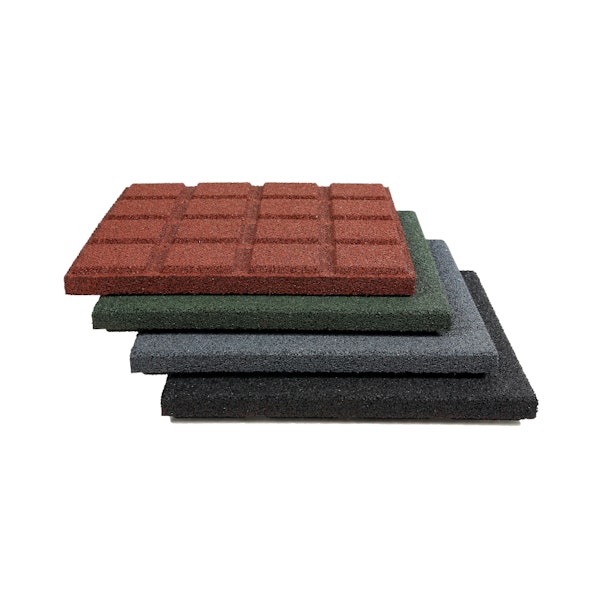 Gummiplatta fallskydd 1,9 meter