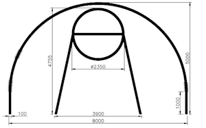 Målgård Basket olika mått - bild 1