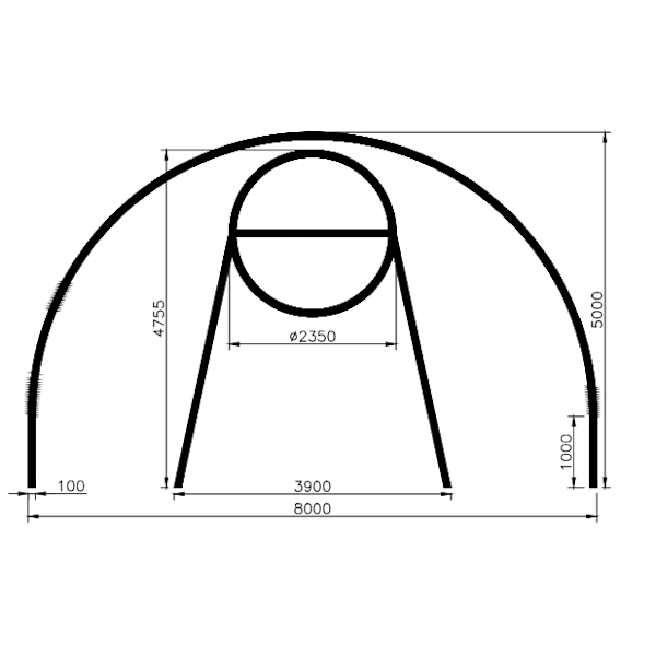 Målgård Basket olika mått