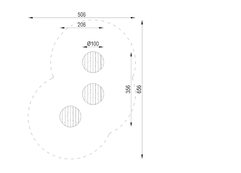 Näckrosblad x3, lärk alt. furu - bild 3