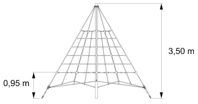 Pyramidas TETRA 3,5m  - bild 3