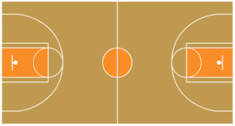 Basketplan - FIBA 28x15 meter - bild 2