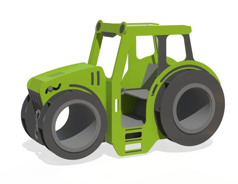 Lekbil Traktor  - bild 2