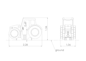Lekbil Traktor - bild 3