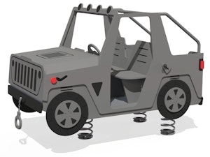 Fjädergunga JEEP - bild 7