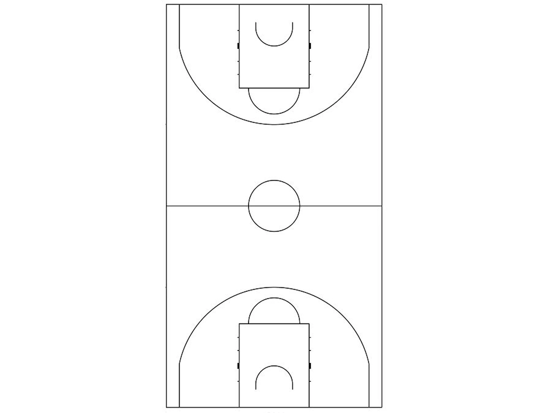 Basketplan - FIBA 28x15 meter