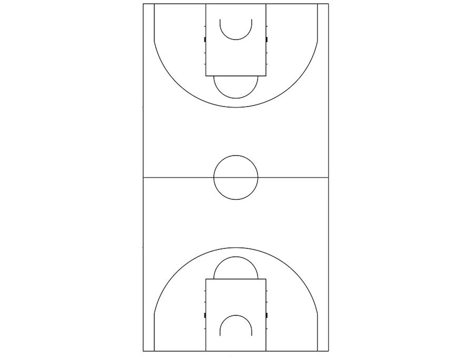 Basketplan - FIBA 28x15 meter